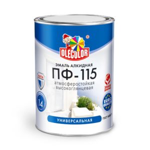 Зеленое яблоко ПФ-115 эмаль 1,8кг "Olecolor" (6)