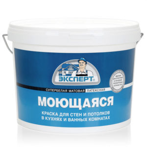 "ЭКСПЕРТ" Краска моющаяся супербелая 14кг