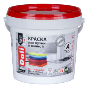 "DALI" Краска для кухни и ванной База А 0,9л
