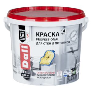 "DALI" Краска для ст. и потолков (PROFESSIONAL) 5л База А
