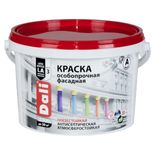 "DALI" Краска фасадная особопрочная  База А 2,5л