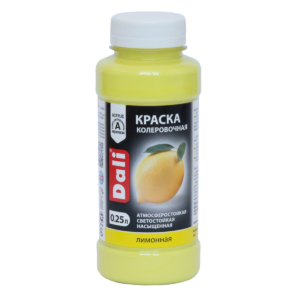 "DALI" краска колеровочная 0,25 л Лимонный