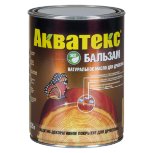 Акватекс-бальзам дуб 0,75л (натуральное масло для древесины)