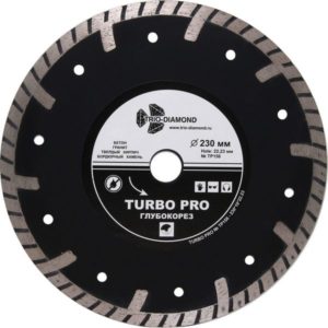 Диск Trio Diamond алмаз отр. Глубокорез Турбо 230х10х22.23мм