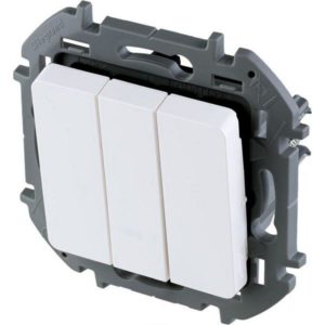 Механизм выкл. 3-кл. Inspiria 10А IP20 250В 10AX белый 673640