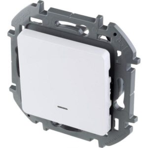 Механизм выкл. 1-кл. Inspiria 10А IP20 250В 10AX с подсветкой белый 673610