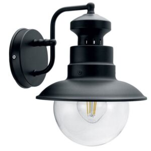 Светильник садово-парковый, 60W 230V IP44 черный, PL571, 11597