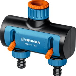 Распределитель GRINDA PROLine 2-канальный резьба внеш. 3/4"х1"соединитель