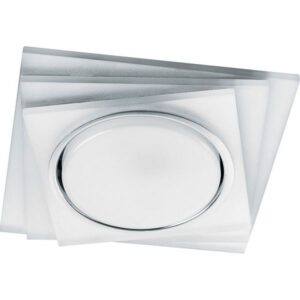 Светильник светод. Feron CD5023 15W GX53+20LED 4000K белый мат. квадрат