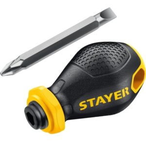 STAYER Hercules-Mini 2-in-1 38 мм переставная отвертка PH2/SL6